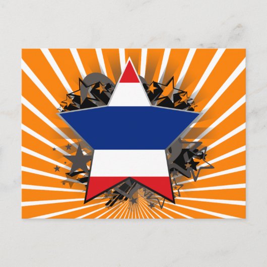 Thailand Star Briefkaart (Voorkant)