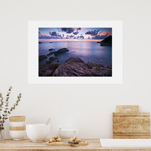 Thailand Sunrise Horizontal Poster (Keuken)