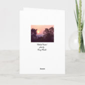 Thailand Sunrise Kaart (Achterkant)