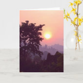 Thailand Sunrise Kaart (Gele Bloem)