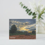 Thailand Sunset Briefkaart (Staand voorkant)