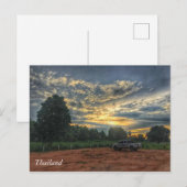 Thailand Sunset Briefkaart (Voorkant / Achterkant)