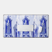 Thailand Temple Art Versie Bureaumat (Keyboard & Muis)
