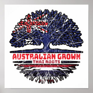 Thailand Thai Australische Australië Boomwortels V Poster