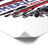 Thailand Thai US American USA United States Tree Poster (Hoek)