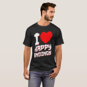 Thailand Thaise Happy Endings Boeddha Phuket Bangk T-shirt (Voorkant volledig)