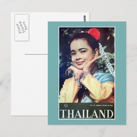 Thailand |  Thaise reisbureau Briefkaart (Voorkant / Achterkant)