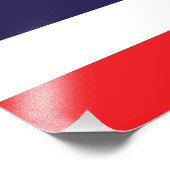 Thailand - Thaise vlag Foto Afdruk (Hoek)