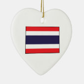 Thailand - Thaise vlag Keramisch Ornament (Rechts)