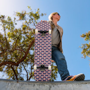 Thailand Thaise vlag kleuren harten patroon Persoonlijk Skateboard