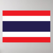 Thailand - Thaise vlag Poster (Voorkant)
