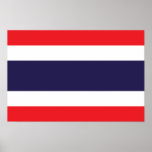Thailand - Thaise vlag Poster