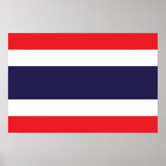 Thailand - Thaise vlag Poster