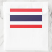 Thailand - Thaise vlag Rechthoekige Sticker (Tas)
