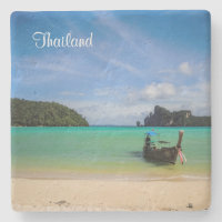 Thailand Travel Beach Foto met Vissende tas