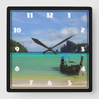 Thailand Travel Beach Foto met Vissende tas