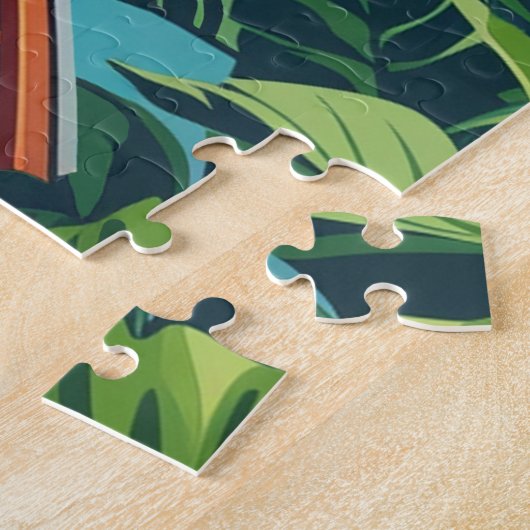 Thailand Tropical Island Long Tail Boat Legpuzzel (Zijkant)