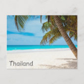 Thailand Tropisch strand Ocean Palm Tree Travel Briefkaart (Voorkant)