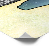 Thailand Tropisch strand Scene Poster (Hoek)