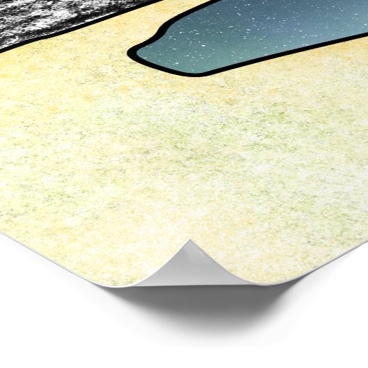 Thailand Tropisch strand Scene Poster (Hoek)