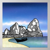 Thailand Tropisch strand Scene Poster (Voorkant)