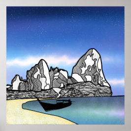 Thailand Tropisch strand Scene Poster