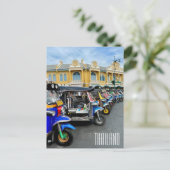 Thailand Tuk Tuk Briefkaart (Staand voorkant)