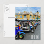 Thailand Tuk Tuk Briefkaart (Voorkant / Achterkant)