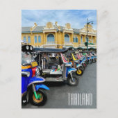 Thailand Tuk Tuk Briefkaart (Voorkant)