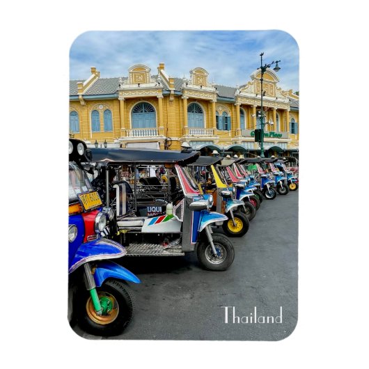 Thailand Tuk Tuk Magneet (Verticaal)