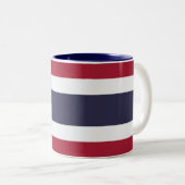 Thailand Tweekleurige Koffiemok (Voorkant rechts)