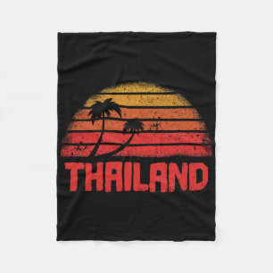Thailand Vintage Retro 70s Terugblik Fleece Deken