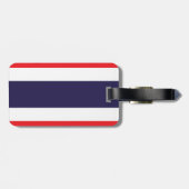 Thailand vlag bagagelabel (Achterkant horizontaal)