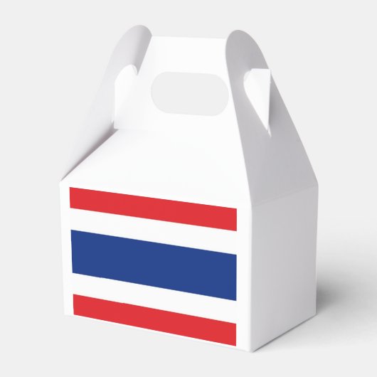 Thailand vlag bedankdoosjes (Achterkant)