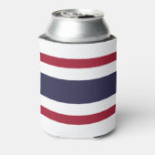 Thailand vlag blikjeskoeler (Blikje Achterkant)
