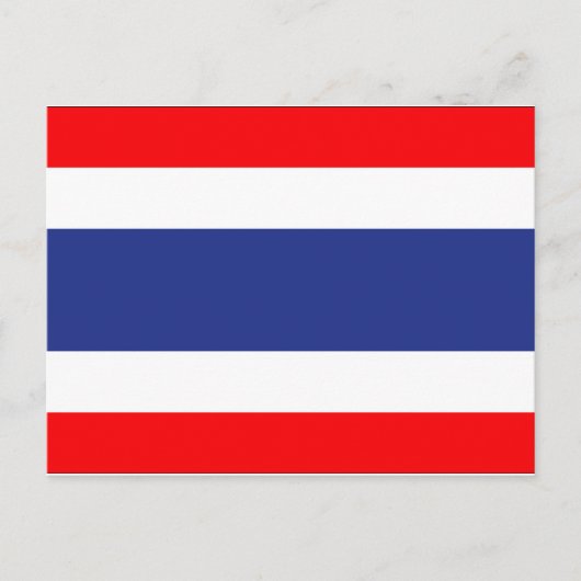Thailand vlag briefkaart (Voorkant)
