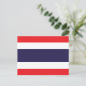 Thailand vlag briefkaart (Staand voorkant)