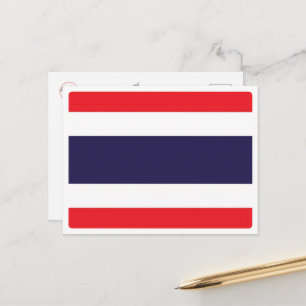 Thailand - vlag - briefkaart
