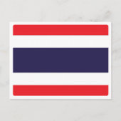 Thailand - vlag - briefkaart (Voorkant)