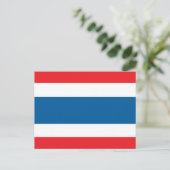 Thailand vlag briefkaart (Staand voorkant)