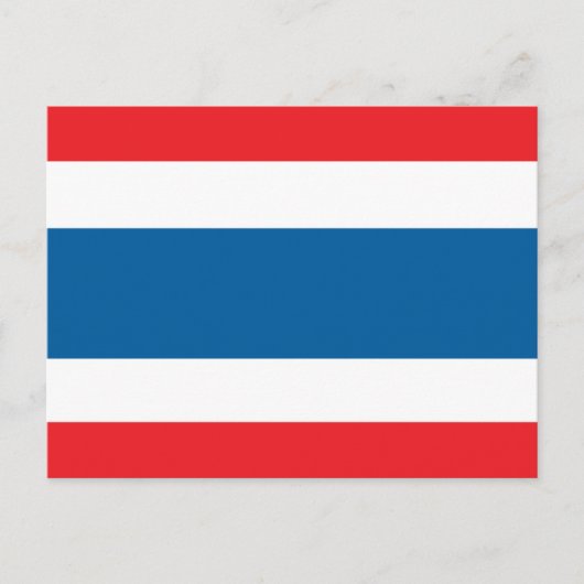 Thailand vlag briefkaart (Voorkant)