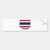 Thailand vlag bumpersticker (Voorkant)