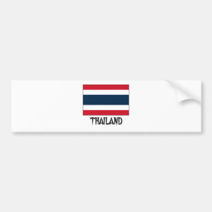 Thailand vlag bumpersticker