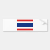 Thailand vlag bumpersticker (Voorkant)