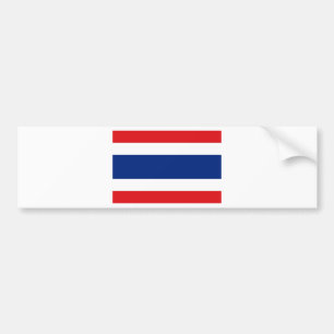 Thailand vlag bumpersticker