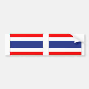 Thailand vlag bumpersticker