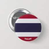 Thailand Vlag Charmante Patriottische Button (Voorkant /achterkant)