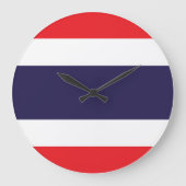 Thailand vlag grote klok (Voorkant)