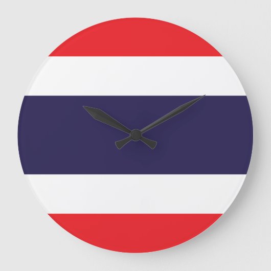 Thailand vlag grote klok (Voorkant)