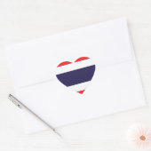 Thailand vlag hart sticker (Envelop)